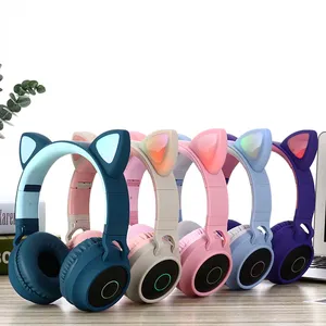 Cheap foldable colorful headband headphones for children