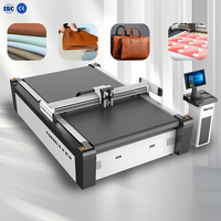 Plotter de corte CNC de cama plana para cuero genuino, máquina de corte de gran formato para cuero sintético y artificial para zapatos, bolsos, cinturones y asientos de coche