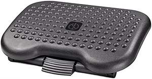 Pijakan kaki meja dapat diatur, sandaran kaki untuk di bawah meja saat bekerja dengan pijat, bangku kaki dapat disesuaikan dengan 3 posisi tinggi - Product Image 5