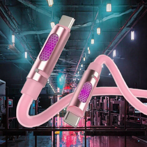 Câble USB-C vers Type-C Maobos 1m PD 240W 5A à charge rapide, en nylon tressé TPE, pour téléphones mobiles, ordinateurs, appareils Android/iOS - Product Image 3