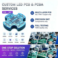 SERVICIO COMPLETO DE PCB LED de Aluminio Personalizados y Servicios de PCBAS, PCB + SMT