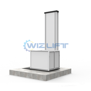 Ascenseur vertical hydraulique personnalisé pour villa, extérieur, pour personnes handicapées - Product Image 2