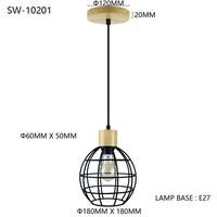 Lampe suspendue en bois, style nordique, design créatif, simple, nouvelle conception, luminaire suspendu unique pour cuisine moderne