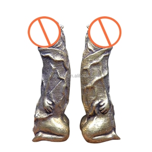 Sculpture d'art ornementale vintage en laiton, objet de collection pour adultes - Product Image 5