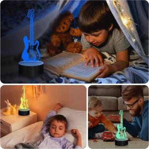 Noël Chambre Bébé Enfants 3d Illusion Multicolore Changement 3D Visuel Led Veilleuse - Product Image 5