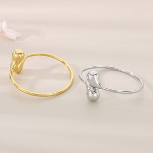 Tùy Chỉnh 18K PVD Thép Không Gỉ Hollow Water Drop Vòng Đeo Tay Có Thể Điều Chỉnh Đồ Trang Sức Thời Trang Cho Phụ Nữ Món Quà Hoàn Hảo Cho Phụ Nữ Của Bangles - Product Image 1