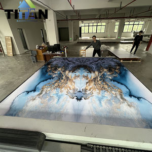 Panneau mural en marbre blanc de couleur claire 3mm en plastique SPC Uv Pvc Marble Sheet Board - Product Image 5