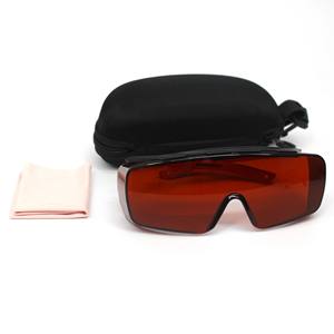 1064nm 532nm OTG ความยาวคลื่นคู่ ND: OD4 YAG + OD6 + OD8 + แว่นตาป้องกันเลเซอร์พร้อมแผ่นนุ่มสำหรับ Q สวิตช์ความงามเลเซอร์ - Product Image 1