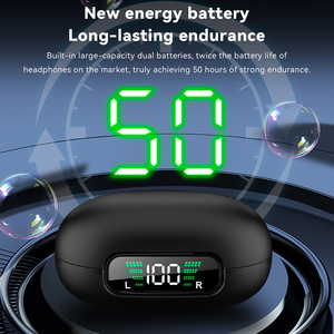หูฟังไร้สายแบบเกี่ยวหู LED Display พร้อมจอแสดงผล  รองรับบลูทูธ  โลโก้สั่งทำได้  เหมาะสำหรับออกกำลังกาย วิ่ง  หูฟัง TWS - Product Image 2