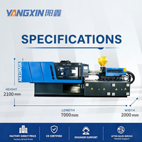 Machines de moulage par injection horizontales en plastique électriques hydrauliques industrielles à grande vitesse de petite taille 450 tonnes Yangxin YC Servo