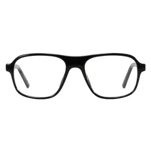 设计师醋酸纤维乌龟飞行员眼镜架光学男士眼镜女性弹簧铰链处方眼镜架