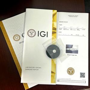 แหวนคู่ทองคำแท้ 18K ผลิตตามสั่ง พร้อมใบรับรอง IGI ประดับเพชรแล็บสุดหรู สำหรับผู้หญิง สวมใส่ในงานแต่งงานและงานหมั้น - Product Image 6