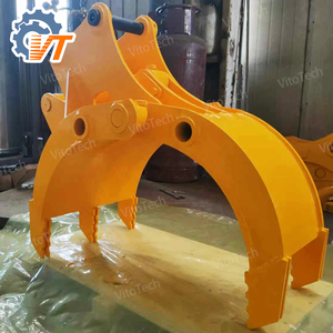 CE certificata idraulico Log legnare pinza per 10-18 Ton escavatore pietra di roccia in legno per la vendita con nucleo componente della pompa - Product Image 3