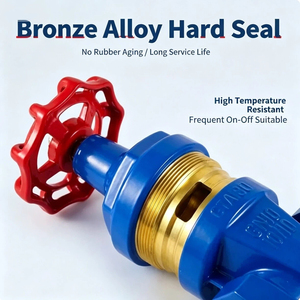 Z15T-16Q Threaded Hard <b>Seal</b> Ductile Iron Brass Wedge Screw Gate DN15-DN50 for Pipeline On-off Control - Product Image 5