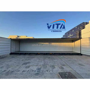 Conteneur maritime d'occasion Vita 40HQ 20GP pour marchandises sèches, avec paroi latérale complète, 4 portes, capacité de 74,3 m³, en acier Corten, fabriqué dans le Guangdong - Product Image 1