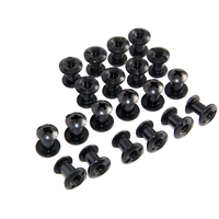 Étui tactique noir en Kydex DIY pour M4 avec vis métriques Chicago, tiges fendues et croisillons QingGear B0056