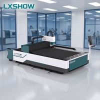 Machine de découpe laser à fibre CNC professionnelle 3015 LX3015FC, machines de découpe laser de type fibre pour tôles d'acier