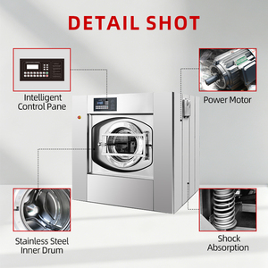 <span class=keywords><strong>Machine</strong></span> à <span class=keywords><strong>laver</strong></span> industrielle de grande capacité à <span class=keywords><strong>prix</strong></span> d'usine, 50 kg, <span class=keywords><strong>machine</strong></span> à <span class=keywords><strong>laver</strong></span> automatique commerciale pour hôtel et usine de confection - Product Image 2