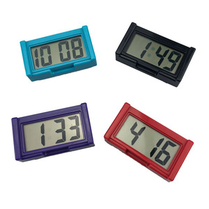Bk208 Digital Car <b>Clock</b> Large Screen Electronic Led Display Rectangle Shape <b>Battery</b> Powered Gift <b>Clock</b> - Product Image 3