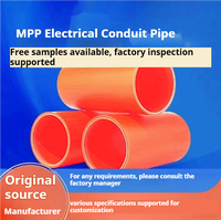 Tube de protection de câble électrique en HDPE MPP, conduite électrique, résistance à l'usure, anti-corrosion, DN100 3mm~6mm 50, directement de l'usine