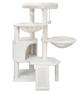 Sisal Interactive Cat Tree Popular Stable Scratcher Posts Tower Eco-Friendly Toy For Playing Customizable Model Number