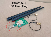 Realtek RTL8812AU Çift Antenli Raspberry Pi Görüntü İletim 5G WiFi Alıcı-Verici Ağ Kartı Modülü RTL8812 RTL8812BU