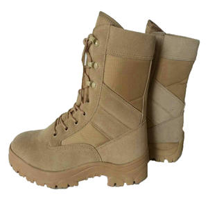 Cheville haute hommes bottes de Combat en plein air désert entraînement cuir noir vert bottes de sécurité tactique - Product Image 1