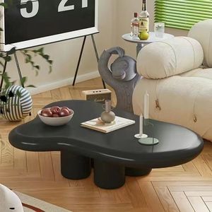 Wohnzimmer Deko Weiß Nordisches Luxus-<span class=keywords><strong>Set</strong></span> Moderne Cloud Cream Couchtische für Zuhause - Product Image 4