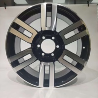 Nuevas Llantas de Aleación de Aluminio Forjado de Alta Calidad, 20 Pulgadas, Seis Radios, Negro Pulido Plateado, 6*139.7, Repuesto, 1 Año de Garantía