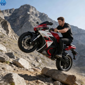 Moto électrique haute vitesse 5000w10000W, moto tout-terrain, sportbike 72v, 150 km/h, moto de cross - Product Image 2