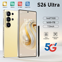 Smartphone 2026 S26 Ultra Original 5G, Deca Core, Cámara Trasera de 108MP, 100W, 16GB+1TB, Pantalla HD de 7.3 Pulgadas y 144Hz, Android 15, Doble SIM, Desbloqueado