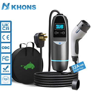 Draagbare Elektrische Autolader 3.5kw-22kw Verstelbare Stroom Ac Laadstation Meerdere Power Plug Adapters Nieuwe Staat - Product Image 5