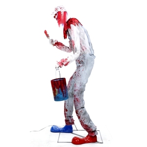 Nuevo Halloween 2025 artículos decoración interior del hogar 90 pulgadas pintor divertido gigante Animatronic payaso <span class=keywords><strong>de</strong></span> Halloween - Product Image 3