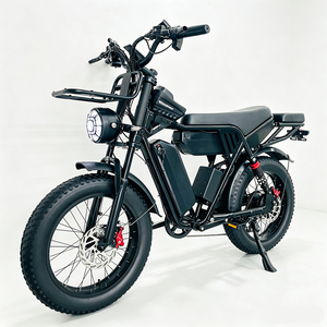 Vélo Électrique Hybride de Livraison Alimentaire Personnalisé 20 Pouces, 52V40Ah, Double Batterie, Longue Autonomie, Suspension Intégrale, Vente en Gros - Product Image 3