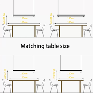 Modern Aluminum Linear LED Desk <strong>Light</strong> Wholesale Minimalist Hanging <strong>Fixture</strong> Chandelier <strong>for</strong> Home <strong>Office</strong> Restaurant with Long Shape - Product Image 4