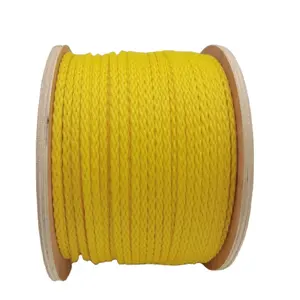 Hollow Braided Color 6mm*220m PE Polyethylene Rope For Packing Fishing Agriculture