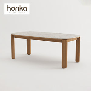 Marco de teca personalizado de alta calidad, al aire libre juego de comedor, cuerda para todo tipo de clima, Patio, jardín, mesa de comedor y juego de sillas para Villa Hotel - Product Image 4