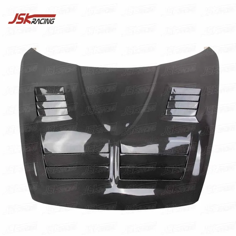 JSK-2 stil karbon FIBER HOOD BONNET için MAZDA RX8