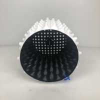 Pot Pemangkasan Udara Youfeng LMP-303 Hitam Putih Plastik HDPE 200*250 MM 7L Ramah Lingkungan untuk Pembibitan Bunga, Grosir Laris Manis