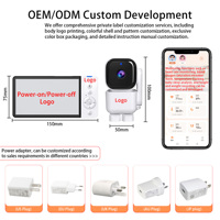 Anicebb Toptan 5 inç 1080p WiFi 2.4G Çift Modlu Video Bebek Monitörü Kamera İki Yönlü Ses Gece Görüşü Müzik Çalar Ninniler