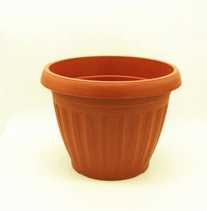 Pots de fleurs ronds en plastique pour plantes Design classique Pot de fleurs en plastique pour la maison Grandes jardinières d'extérieur - Product Image 1