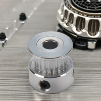 Poulie de distribution en aluminium pour machines de support OEM personnalisable GT2 6mm de largeur courroie en acier pour imprimante 3D