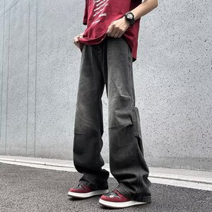 กางเกงยีนส์ผู้ชาย Rodeo Hem, กางเกงผ้ายีนส์ขอบตรงขอบกิจกรรม - Product Image 2