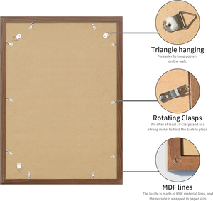 Cadre d'affiche simple HOMCO avec couverture avant polie Décoration intérieure de grande taille comprenant un cadre d'affiche A3 A4 50x70 - Product Image 5