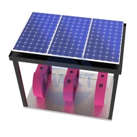 WKT QR Code & RFID Tourniquet de portail de vitesse pivotant Barrière à rabat mobile à énergie solaire Contrôle d'accès à pièces