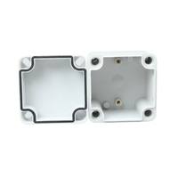 Boîtier de jonction électrique extérieur en ABS, indice de protection IP67, 80*80*75mm, montage mural, boîtiers d'instruments électroniques personnalisés, DIN