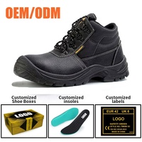 Chaussures de sécurité industrielles certifiées CE, bottes de travail, embout en acier, plaque intermédiaire en acier, antistatiques, antidérapantes, résistantes à l'huile et à l'eau pour hommes