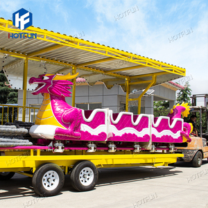 Manège portable sans fondation Wacky Worm Roller Coaster avec <span class=keywords><strong>remorque</strong></span> - Product Image 2