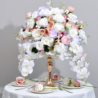 Wunderschöner Hochzeitstisch-Mittelstück-Kranz Künstlicher Blumenball für Event-Arrangement und Dekoration