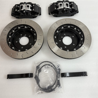 Jekit 4 Pots Étrier noir 330*28mm Conception de disque personnalisé pour BMW E60 GOLF MK6 Audi S3